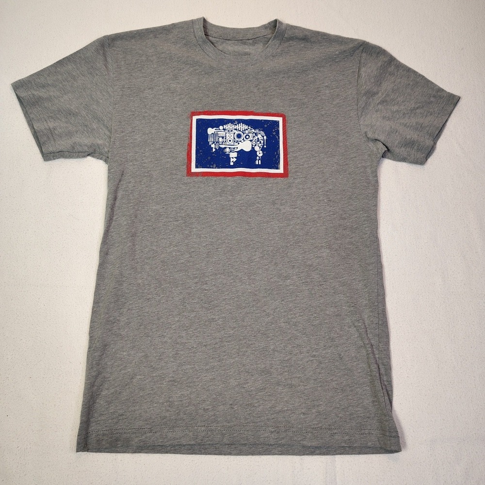 Wyoming Independent Music Initiative T-Shirt Mens‎ Small Gray Graphic Tee WIMI